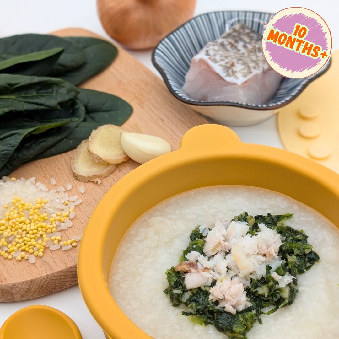 Fish Porridge with Spinach