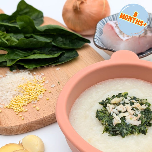 Fish Porridge with Spinach