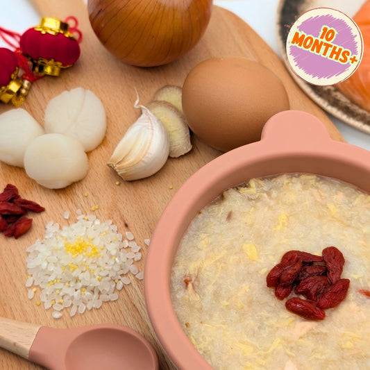 Fish Porridge with Scallop & Egg